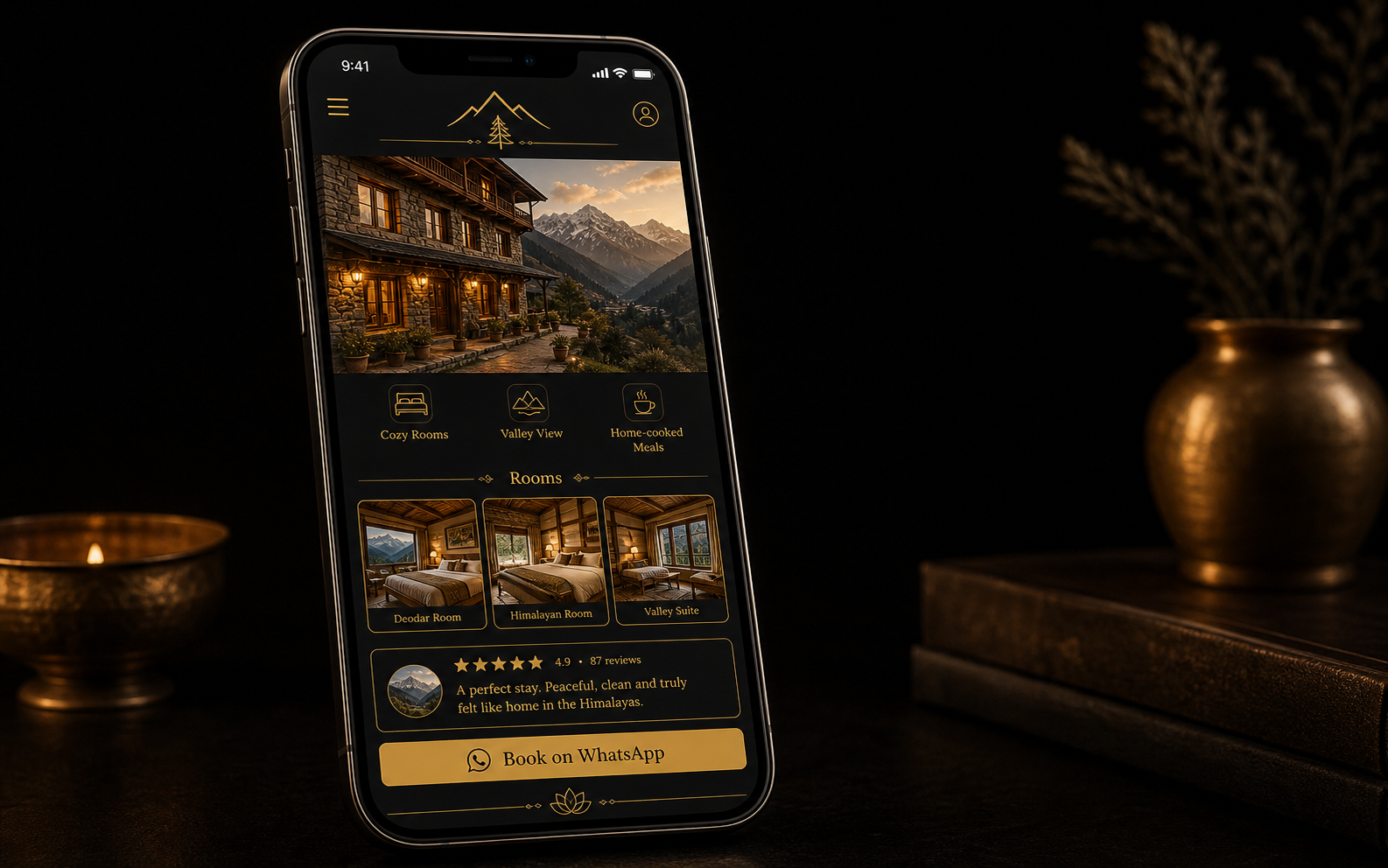 Deodar House, website demo