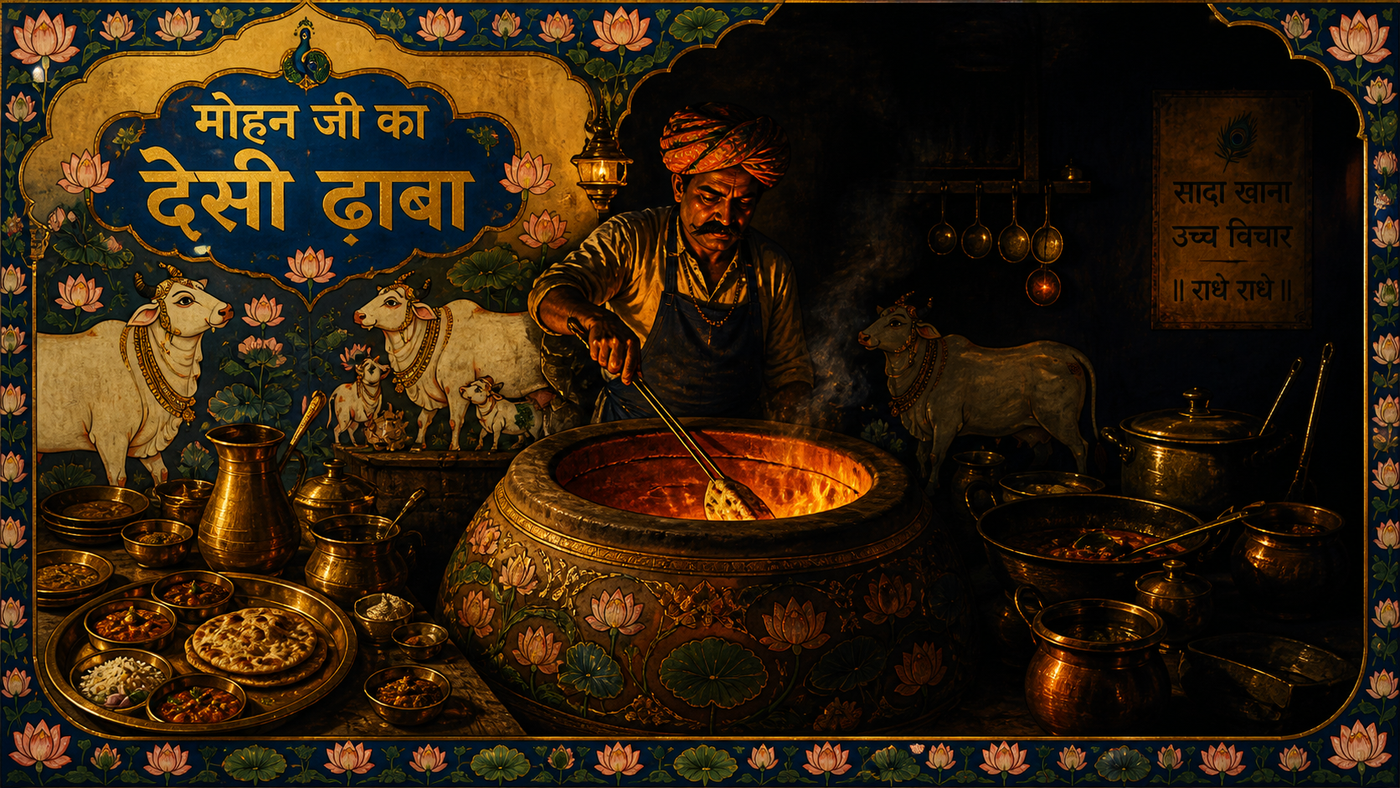 Mohan ji ka Dhaba, website demo
